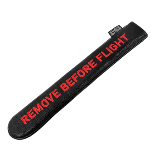 Golf Head Cover with RBF Design for Golf Club - size: for Golf Alignment Stick, style: Black