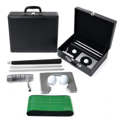 Verdant Golf Putting Practice Mat, Indoor Golf Putting Aid with Grass-likelike Feel, Portable System with Putter & PVC Box, Gifts for Men