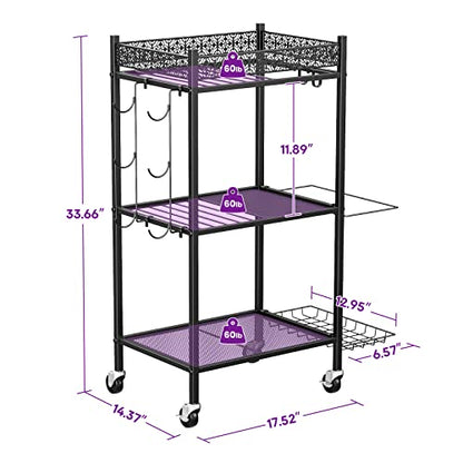 Yoga Mat Storage Rack, Home Gym Storage Rack, VOPEAK Workout Storage for Yoga Mat, Foam Roller, Gym Organizer Gym Equipment Storage for Home Exercise and Fitness Gear