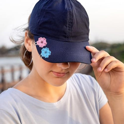 6 Pcs Magnetic Golf Ball Marker with Hat Clip Set, Flower Shape Strong Magnet Golf Markers, Golf Bag Cap Accessories for Men Women Golfers, Ideal Gift for Golf Enthusiasts
