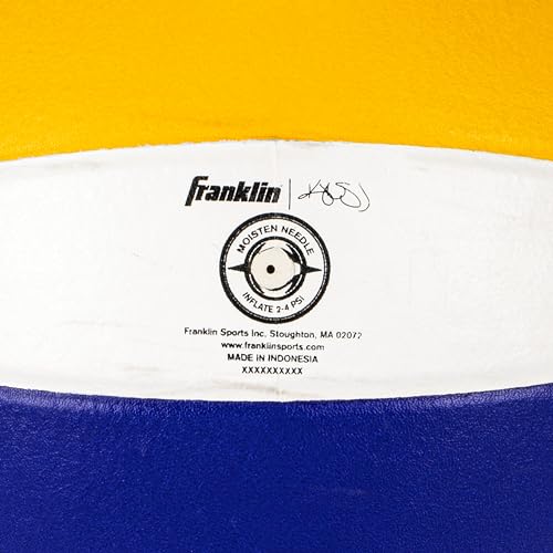 Franklin Sports Indoor Training + Match Volleyballs - Premium 9000 + 6000 Official Size Adult + Youth - Ball + Air Pump