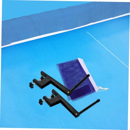 Expandable Pong Net Set Post Portable Table Tennis Net for Outdoor Indoor Game Table Accessories