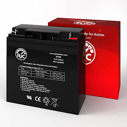 AJC Battery Compatible with Lobster Phenom Electric 2 tennis ball machine 12V 18Ah Tennis Ball Machine Battery