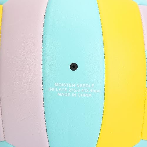 SUNGOOYUE Size 5 Volleyball, Soft High Elasticity PVC Indoor Outdoor Training Ball with Special Air Nozzle Design, for Gym Field Games and Recreational Activities