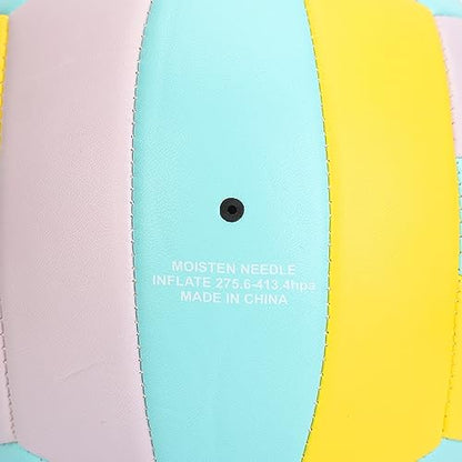 SUNGOOYUE Size 5 Volleyball, Soft High Elasticity PVC Indoor Outdoor Training Ball with Special Air Nozzle Design, for Gym Field Games and Recreational Activities