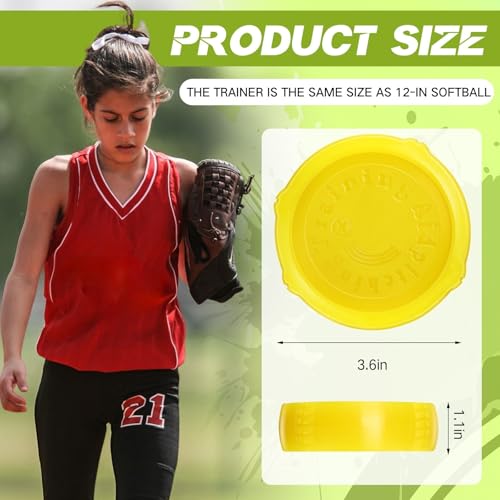 Hollowfly Softball Spinner 12 Inches Fastpitch Training Equipment for Pitcher Overhand Thrower - Sports Practice Aid for Top Collegiate Program