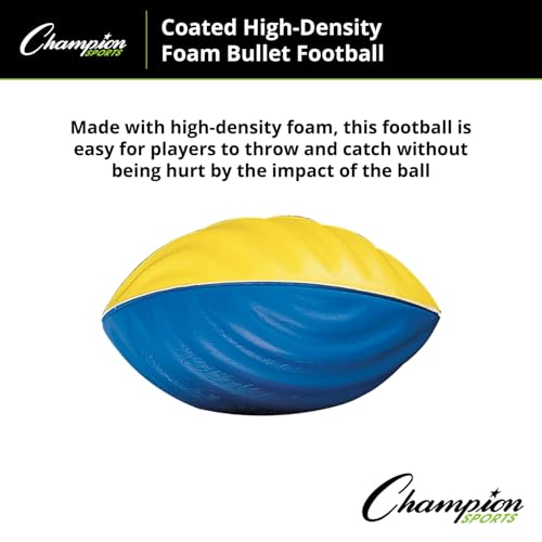 Champion Sports Coated Foam Bullet Football