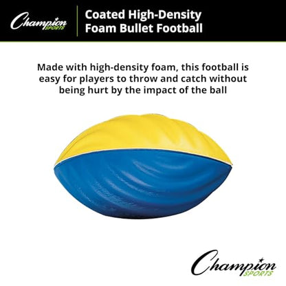 Champion Sports Coated Foam Bullet Football