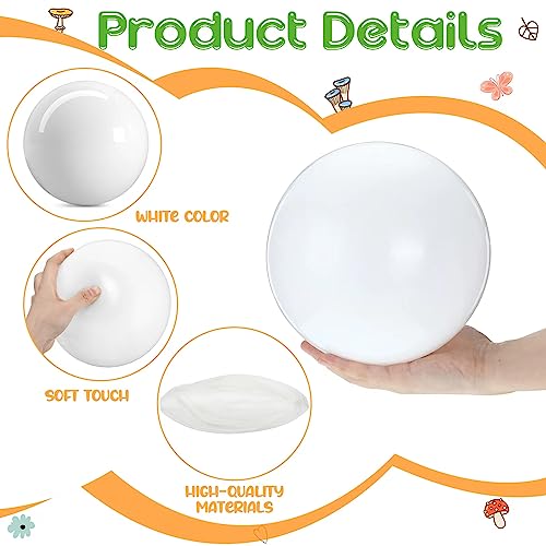 6 Pcs Playground Balls with Pump, 9 inch Inflatable Marbleized Bouncy Balls for Kids Beach, School, Kickball DodgeBalls and Indoor Outdoor Plays