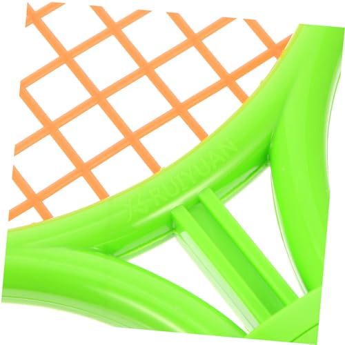 Sosoport Outdoor Tennis with Soft Balls Durable Plastic Racket for Boys and Safe Non Scratch Design for Indoor and Outdoor Sports Play