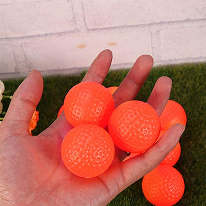 12pcs Indoor Golf Practice Balls Soft PU Material Realistic Feel for Training Suitable for Backyard and Indoor Use Exercise Training Aids