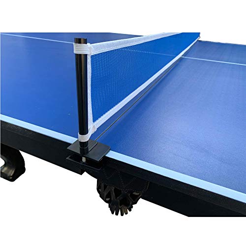 RACK Virgo Table Tennis Conversion Top for Billiard/Pool Table 4 Piece– Indoor Ping Pong Tabletop - color: blue