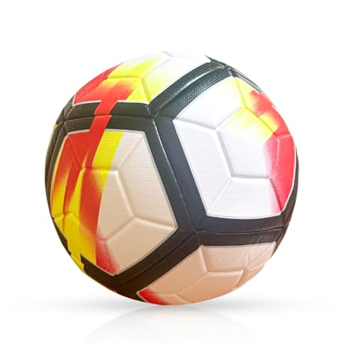 Size 5 Soccer Balls Official for Training, Professional Soccer Ball, Soccer Ball World Cup 2026, Durable PU Cover, Long Air Retention, Reinforced Valve, Includes Pump, Ready for Indoor and Outdoor