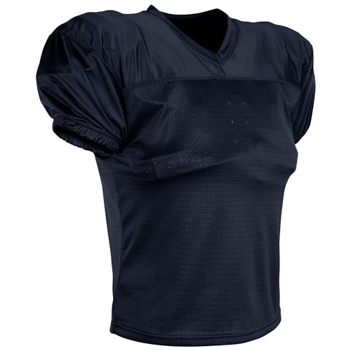 Champro Boys Preseason Football Practice Jersey - color: Navy, size: Small