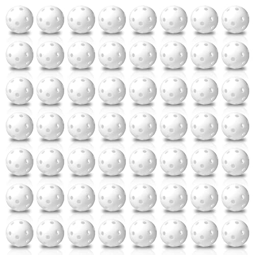 150pcs Practice Golf Balls – 42mm White Plastic Training Balls for Indoor/Outdoor Swing Practice, Driving Range & Backyard Use