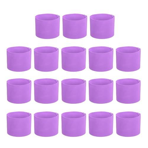 PATIKIL Soccer Captain Armband, Captain Arm Bands for Soccer Elastic Captain Arm Band Sports Captain Armbands for Youth Adult Football Team Training - color: Light Purple