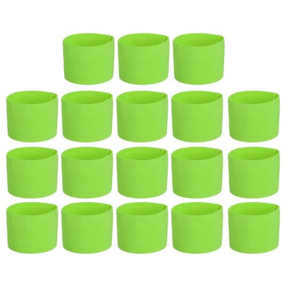 YOKIVE Captain Armbands, Elastic Armband Soccer Captain Arm Band - color: Fluorescent Green