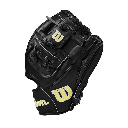 Wilson 2024 Classics Series A2000 Baseball Gloves - color: Black/Yellow, size: Infield - 11.5"