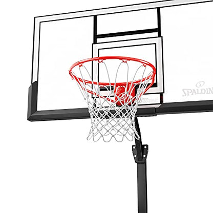 Spalding Momentous EZ Assembly Portable Adjustable Outdoor Basketball Hoop – Assembles in 30 Minutes or Less - color: 54" - H Frame - Black
