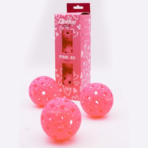 Baden Rival 40 Pickleball Balls | Set of 3 | USAPA Approved | Durable for Consistent Play | Neon Green - color: Dink Pink
