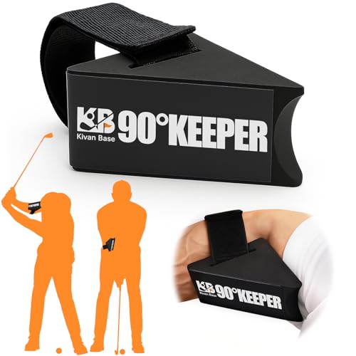 Golf Swing Trainer Aid, 90°Keeper Golf Posture Correction Training Aid, Professional Swing Accuracy Improvement Tool for Preventing Over Swinging