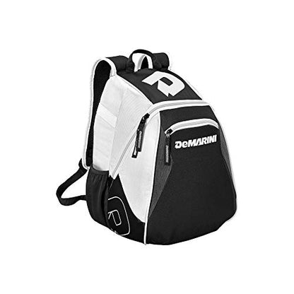 DeMarini Voodoo Junior Baseball Backpack - color: Team White, size: 11.5 inches x 9 inches x 17 inches