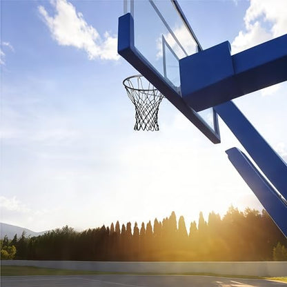 2 Pack Heavy Duty Basketball Net Replacement,2025 Upgrade Heavy Duty Basketball Net, All Weather Anti Whip,12 Loops Fits Standard Indoor or Outdoor Rims - color: Black+Black