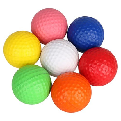 Oyolan 20pcs Indoor Golf Beginner Balls: Ultra-Soft Sponge Foam & PU Practice Balls