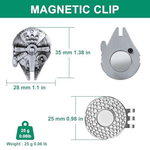 Golf Divot Tool with Golf Ball Marker Set, Funny Golf Accessories, Golf Gifts for Men, Gift Wrapping.