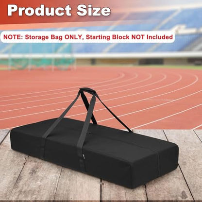 Storage Bag, Water Proof Oxford Fabric Block Track Field with Carry Bag 2 Zip Carry with Adjustable Straps, Handle Duffel for Athletics Plastic Runway Cinder