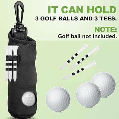 7Pcs Golf Accessories Kit, Include Golf Club Cleaner Towel Ball Bag Divot Tool Score Counter Range Chart Card Tee Elevator