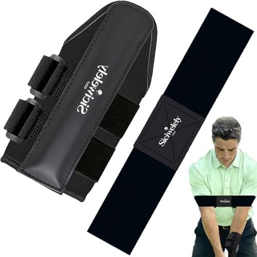 2026 Golf Wrist Trainer Pro,Golf Wrist Brace with Internal Rigid Splint for Left/Right Handed, Golf Wrist Training Aid to Correct Wrist Angle and Reduce Chicken Wing for Golf Beginners