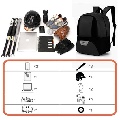 Hsmihair Soccer Bag,Youth Soccer Backpack, Football Volleyball Basketball Backpack fo,Sport Equipment Bags with Shoe compartment