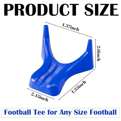 Soulchen Football Style Kickoff Kicking Tee Rugby Ball Display Stand Compatible for All Ball Sizes Football Display Stand for Kickoff Practice Equipment