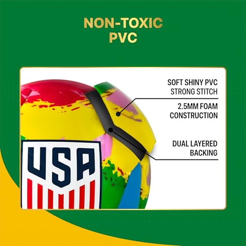 Crayola X US Soccer Federation Officially Licensed Soccer Ball - Unisex Kids - CRY356BL Multicolor - size: 5