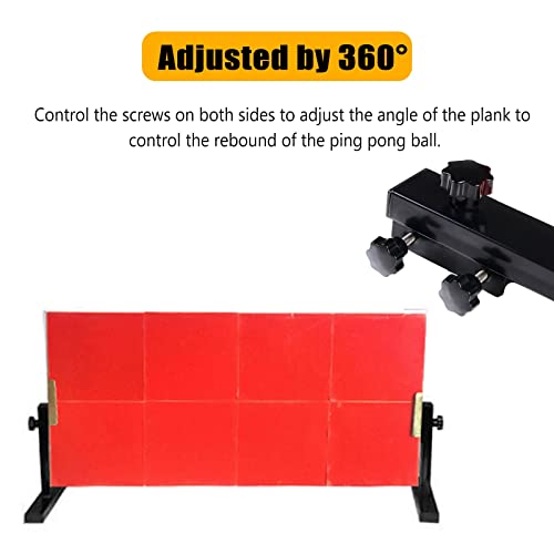 Table Tennis Rebound Board for Self-Study Training, Adjustable Angle Ping Pong Return Board for Home, Gym, and Game Rooms