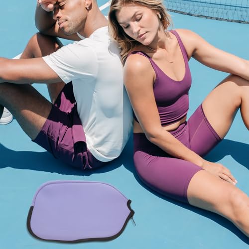 Housoutil Pickleball Paddle Protective Storage Case Neoprene Anti-scratch Table Tennis Racket Sleeve Portable Bat Protection Bag for Indoor and Outdoor Games