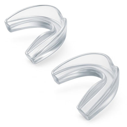 Sports Mouth Guard - 2 Pack Made in USA, Custom Fit Mouthguard for Adults & Teens 12+ - BPA-Free, Soft & Moldable Mouthguards for Football, MMA, Boxing, Lacrosse