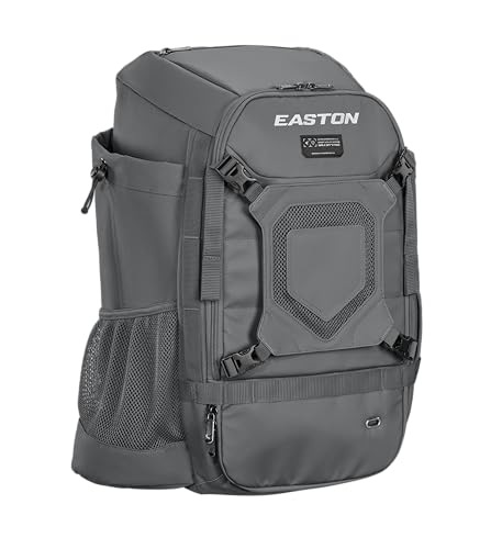 Easton Easton | Walk-off Ethos Backpack Equipment Bag | Baseball & Softball | Multiple Colors - color: Charcoal