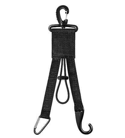 YELAIYEHAO 3-in-1 Dugout Organizer - Baseball & Softball Gear Hanger with Bat Holder, Glove Clip, Helmet Hook, Fence Bag, Water Bottle Holder