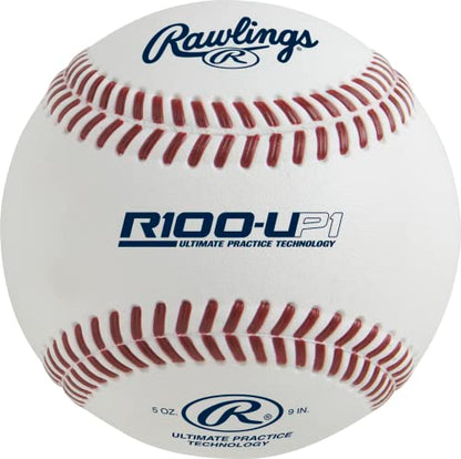 Rawlings | Ultimate Practice Baseballs | Youth/High School/College | Added Lifespan + Weather Resistant | Dozen & Bucket Options - color: White - High School/Box of 12, size: Box of 12