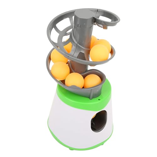 Table Tennis Robot, Portable Automatic Pingpong Ball Launchers, Table Tennis Trainer with 10 Balls for Beginners, Kids, Home Training and Entertainment
