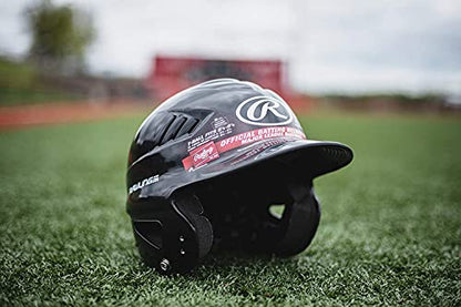 Rawlings | COOLFLO Batting Helmet | T-Ball (6 1/4" - 6 7/8") | Black - color: Royal - COOLFLO