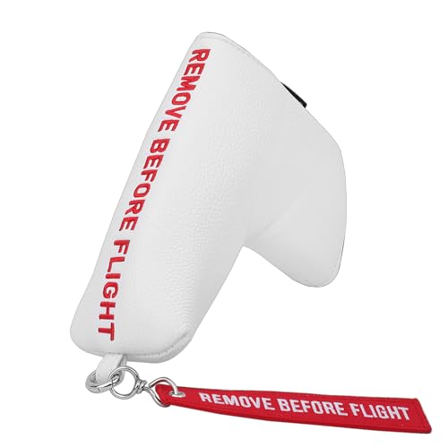 Golf Head Cover with RBF Design for Golf Club - size: for Blade, style: White