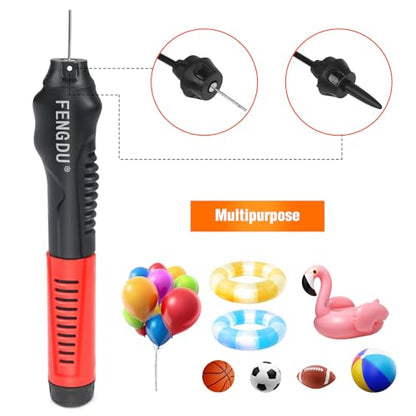 Ball Pump Kit – Hand Air Pump for Football, Basketball, Soccer Ball, Volleyball | Portable Air Pump for Sports Equipment, Inflatables & Pool