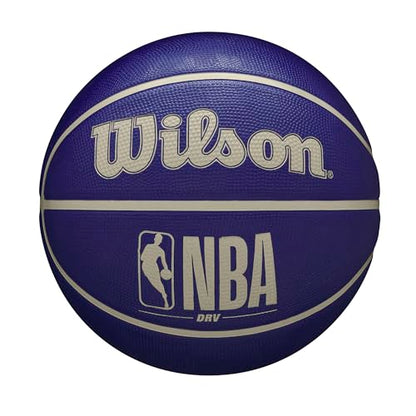 WILSON NBA DRV Outdoor Basketball - Indigo/Beige, Size 5-27.5" - color: Indigo/Beige, size: Size 5 - 27.5", style: DRV