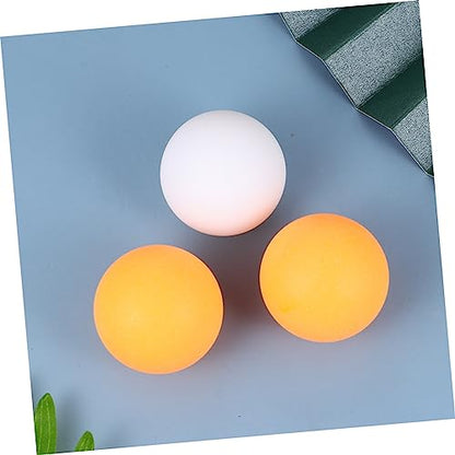 BESPORTBLE 10pcs Table Tennis for Outdoor and Home Sports Includes Yellow and White for Beginners and Pong Games