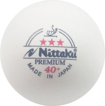 NITTAKU 3-Star Premium Table Tennis Balls - style: 12 Balls