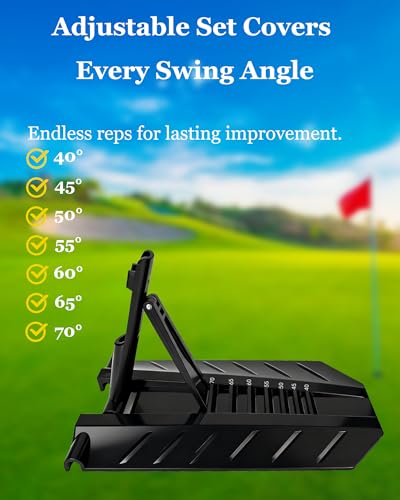 Golf Alignment Sticks and Angle Holder Kit, Golf Training Aid Angle Adjustable, Golf Swing Trainer Golf Accessories and Swing Aiming, Putting Aids, Golf Gifts Accessories for Beginner Men Women Father