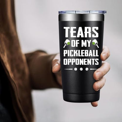 Pickleball Gifts for Men Women - Gifts for Pickleball Lovers - Great Pickleballs Gift Ideas for Birthday - 20oz Pickleballs Accessories Tumbler